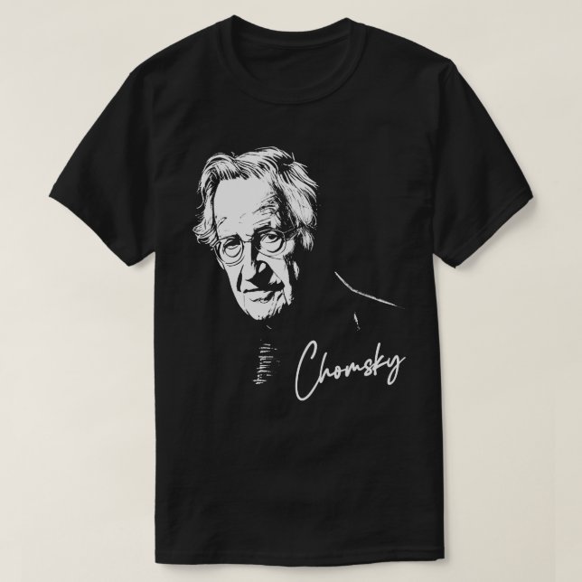 T-shirt Noam Chomsky (Design devant)