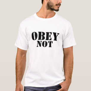 T-Shirt « N'OBÉISSEZ PAS » – Déclaration Rébellion