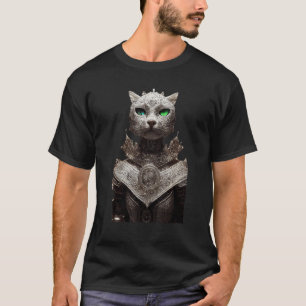 T-shirt Noble Cat Crystal Knight Finely Brillant Cristal A