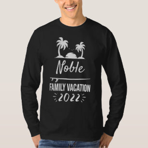T-shirt Noble Famille Vacances Groupe Tropical Trip Beach