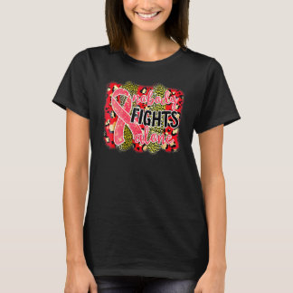 T-shirt Nobody fight alone World Aids Day Awareness red ri