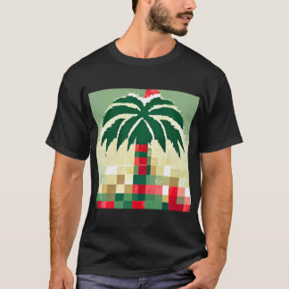 T-shirt Noël 2022 avec palmier