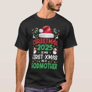 T-shirt Noël 2025, C'Est Mon Premier Noël Comme Un Godmoth