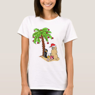 T-shirt Noël à la plage