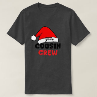 T-shirt Noël à l'équipage Cousin