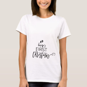 T-shirt Noël Arbre Bump premier Noël