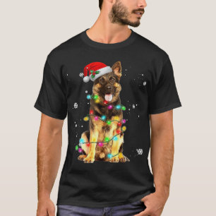 T-Shirt Noël Arbre Chien Berger Allemand Xmas