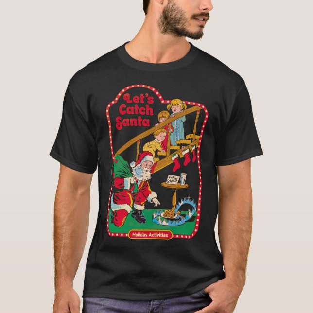 T-shirt Noël Attrapons Père Noël (Devant)