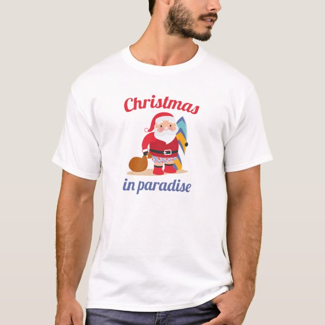 T-shirt Noël Au Paradis (Devant)