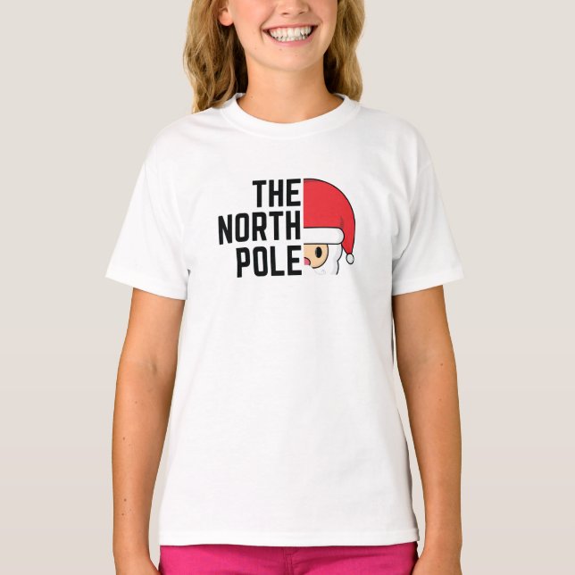 T-shirt Noël au pôle Nord (Devant)