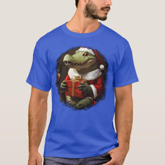 T-shirt Noël aux crocodiles drôle