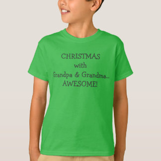 T-shirt "NOËL avec le grand-papa et la grand-maman…" Tshir