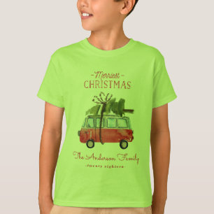 T-shirt noël avec le...Vanne à eau vintage