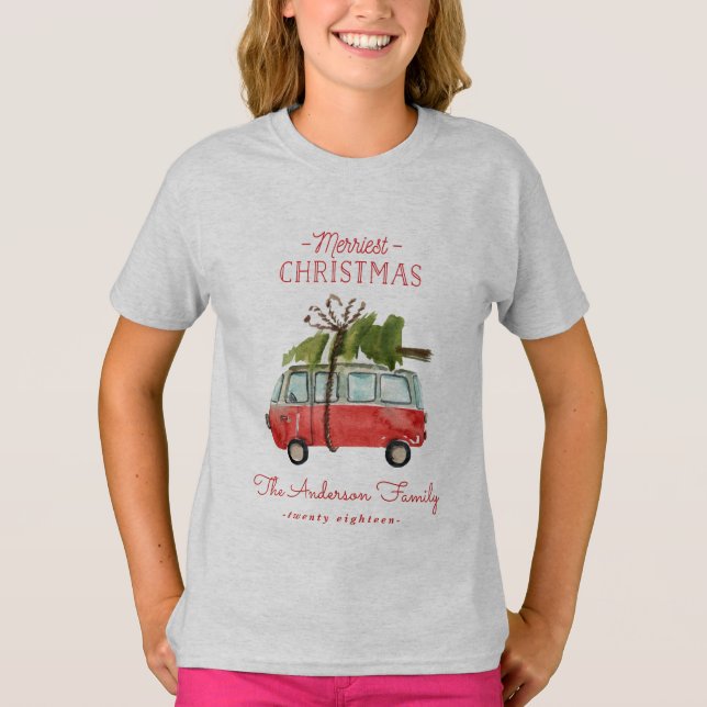T-shirt noël avec le...Vanne à eau vintage (Devant)