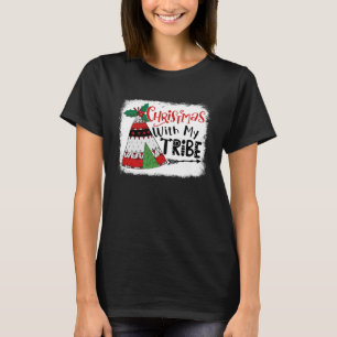 T-shirt Noël Avec Ma Tribe Camping Amusants Famille Matchi
