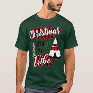 T-shirt noël avec ma tribu pyjama famille léopard