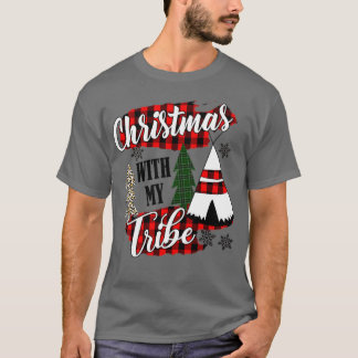 T-shirt noël avec ma tribu pyjama famille léopard