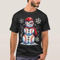 Noël Baseball Snowman Boys Baseball Noël