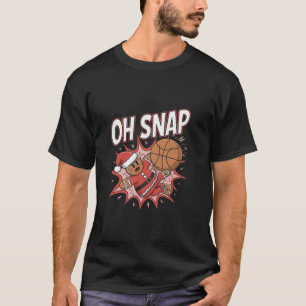 T-shirt Noël Basketball Gingpain Homme Oh Snap