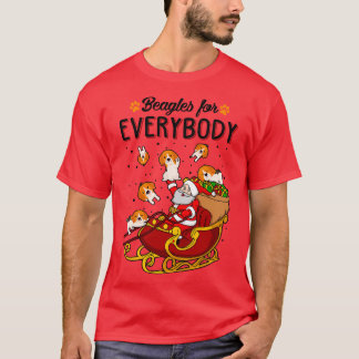 T-shirt Noël beagle