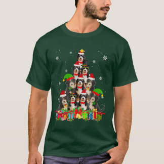 T-shirt Noël Bernedoodle