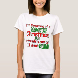 T-shirt Noël blanc