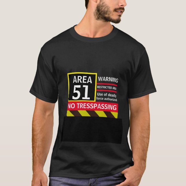 T-shirt Noël Cadeau Espace nouveauté Mode AREA 51 (Devant)