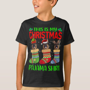 T-shirt Noël C'Est Mon Pyjama De Noël Berger Allemand D