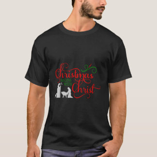 T-shirt Noël Commence Avec Le Christ
