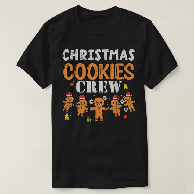 T-shirt Noël Cookies Crew Funny Noël PJs Xmas Pa (Design devant)