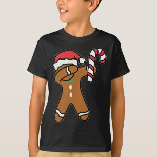 T-shirt Noël Dabbing Pain d'épice Homme Danse Sucre de can