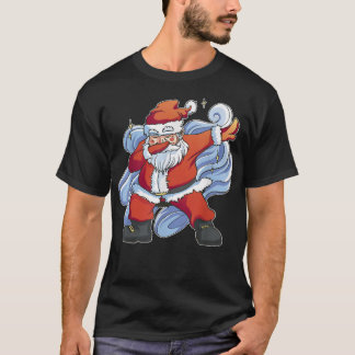 T-shirt Noël Dabbing Père Noël Drôle Garçons Filles Dab