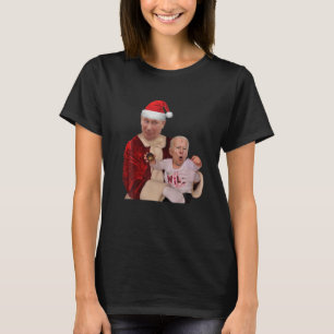 T-shirt Noël De Biden Et Poutine Père Noël - Noël Drô