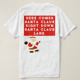 T-shirt Noël de bowling