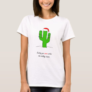 T-shirt Noël de cactus