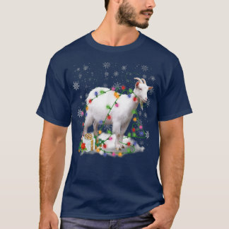 T-shirt Noël de chèvreJeu de Noël clair pour l'amoureux de