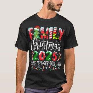 T-shirt Noël de famille 2025 Rassembler les souvenirs
