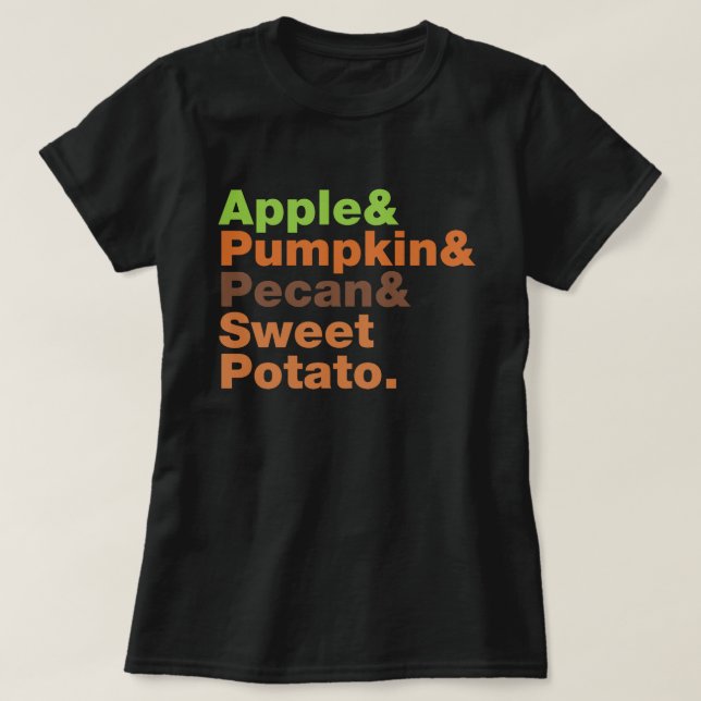 T-shirt Noël de fête de thanksgiving de Noël de ~ de (Design devant)