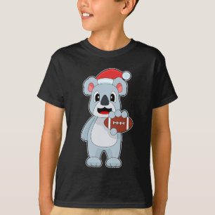 T-shirt Noël de football de koala