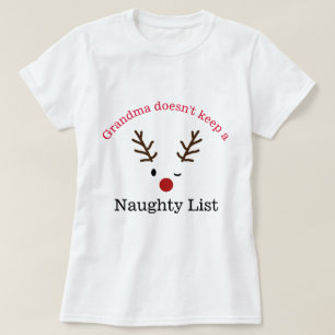 T-shirt Noël de grand-mère