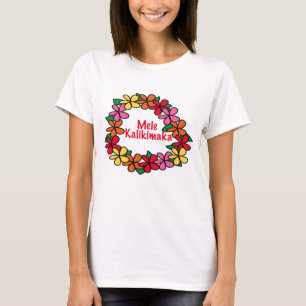 T-shirt Noël de Hawaïen de Lei