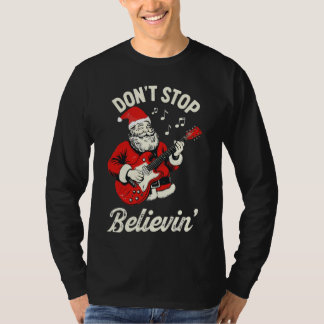 T-shirt Noël de la Guitare père Noël