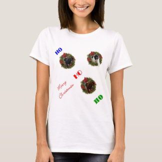 T-shirt Noël de LandseNewf Terre-Neuve de brun de noir de