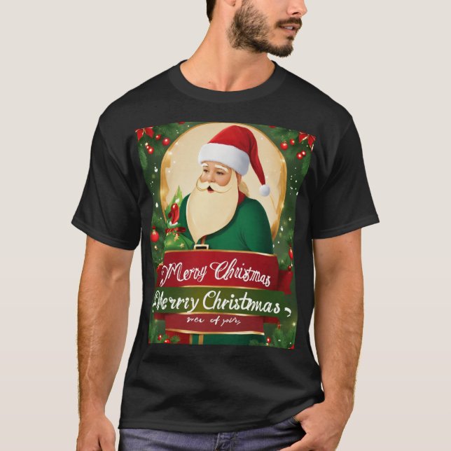 T-shirt Noël de Père Noël (Devant)