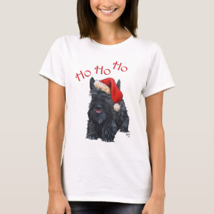 T-shirt Noël de Terrier d'écossais