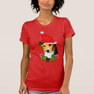 T-shirt Noël des amoureux beagles