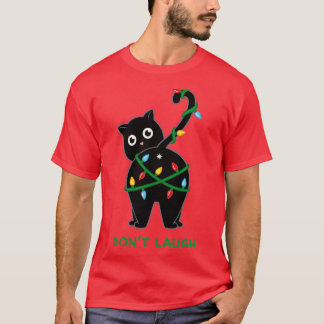 T-shirt Noël des chats ne riez pas