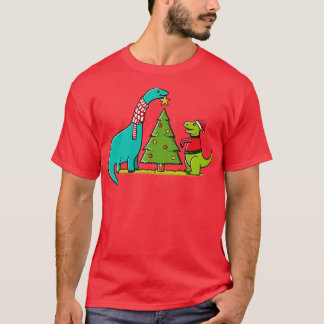 T-shirt Noël des dinosaures
