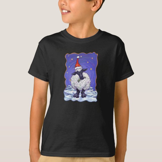 T-shirt Noël des moutons (Devant)