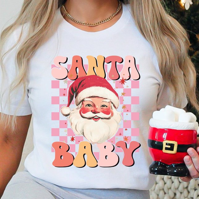 T-shirt Noël des vacances pour bébés à père Noël (Créateur téléchargé)